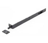 From The Anvil Black 12 Inch Flush/slide Door Bolt