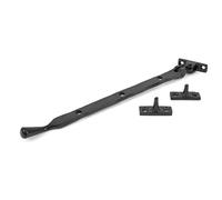 From The Anvil Black 12 Inch Handmade Peardrop Stay