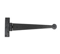 From The Anvil Black 12 Inch Penny End T Hinge (Pair)