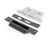 From The Anvil Black 2.5 Inch 5 Lever Heavy Duty Bs Sash Lock