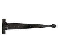 From The Anvil Black 22 Inch Arrow Head T Hinge (Pair)