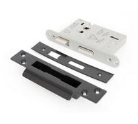 From The Anvil Black 3 Inch 5 Lever Heavy Duty Bs Sash Lock