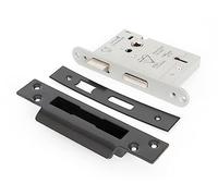 From The Anvil Black 3 Inch 5 Lever Heavy Duty BS Sash Lock
