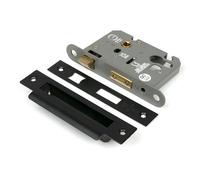 From The Anvil Black 3 Inch Euro Profile Sash Lock
