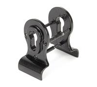 From The Anvil Black 50mm Euro Door Pull (Back to Back fixings)