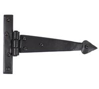 From The Anvil Black 6 Inch Arrow Head T Hinge (Pair)