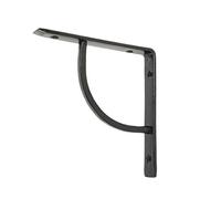 From The Anvil Black 6'' x 6'' Plain Shelf Bracket