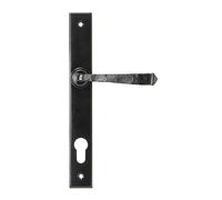 From The Anvil Black Avon Slimline Lever Espag. Lock Set