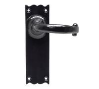 From The Anvil Black Cottage Lever Latch Set