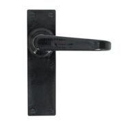 From The Anvil Black Deluxe Lever Latch Set