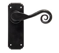 From The Anvil Black Monkeytail Lever Latch Set