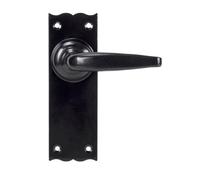 From The Anvil Black Oak Lever Latch Set