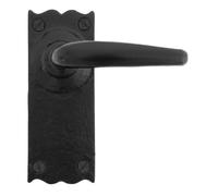 From The Anvil Black Oak Lever Latch Set