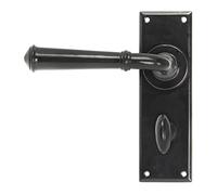 From The Anvil Black Regency Lever Bathroom Set