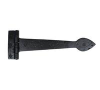 From The Anvil Black Smooth 12 Inch Cast T Hinge (Pair)