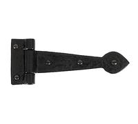 From The Anvil Black Textured 6 Inch Cast T Hinge (Pair)