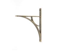 From The Anvil Burnished Brass Tyne Shelf Bracket (260mm X 200mm)