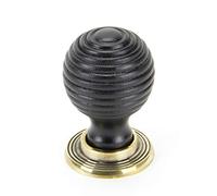 From The Anvil Ebony and AB Beehive Cabinet Knob 38mm