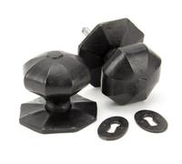 From The Anvil External Beeswax Large Octagonal Mortice/rim Knob Set