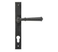 From The Anvil External Beeswax Regency Slimline Lever Espag. Lock Set, Yellow