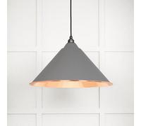 From the Anvil Hammered Copper Hockley Pendant In Bluff