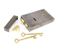 From The Anvil Iron Right Hand Rim Lock - Large