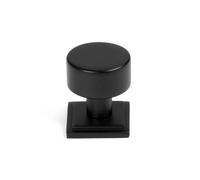 From The Anvil Matt Black Kelso Cabinet Knob - 25mm (Square)