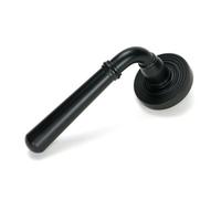 From the Anvil Matt Black Newbury Lever On Rose Set (Beehive) - Unsprung