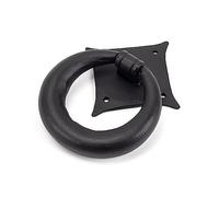 From The Anvil Matt Black Ring Door Knocker