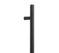 From The Anvil Matt Black SS (316) 1.5m T Bar Handle Secret Fix 32mm Dia.