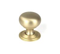 From the Anvil Mushroom Cabinet Knob 32mm - Satin Brass