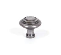 From the Anvil Natural Smooth Ringed Cabinet Knob - Large