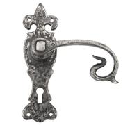 From The Anvil Natural Textured Curly Lever Lock Set
