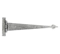 From The Anvil Pewter 15 Inch Arrow Head T Hinge (Pair)