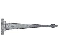 From The Anvil Pewter 18 Inch Arrow Head T Hinge (Pair)