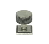 From The Anvil Pewter Brompton Cabinet Knob - 25mm (Square)