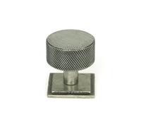 From The Anvil Pewter Brompton Cabinet Knob - 32mm (Square)
