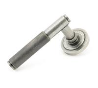 From The Anvil Pewter Brompton Lever On Rose Set (Art Deco) - Unsprung