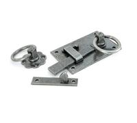 From The Anvil Pewter Cottage Latch - Rh