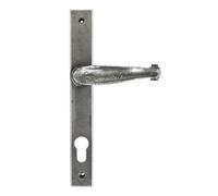 From The Anvil Pewter Cottage Slimline Lever Espag. Lock Set