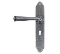 From The Anvil Pewter Gothic Lever Lock Set