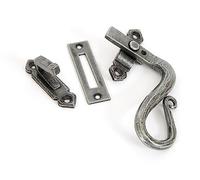 From The Anvil Pewter Locking Shepherd's Crook Fastener - RH