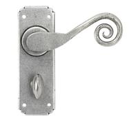 From The Anvil Pewter Monkeytail Lever Bathroom Set