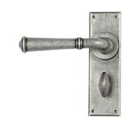 From The Anvil Pewter Regency Lever Bathroom Set