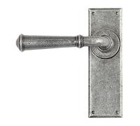 From the Anvil Pewter Regency Lever Latch Set