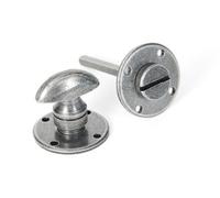From The Anvil Pewter Round Bathroom Thumbturn
