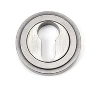 From The Anvil Pewter Round Euro Escutcheon (Art Deco)