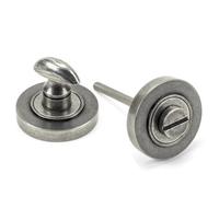 From The Anvil Pewter Round Thumbturn Set (Plain)