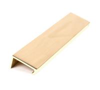 From The Anvil Polished Brass 200mm Plain Edge Pull