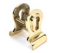 From The Anvil Polished Brass 50mm Euro Door Pull (Back To Back Fixings)